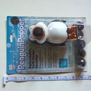 Penguin Popper Squeezable Soft Foam Shooter
